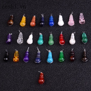 Natural Crystal Stone Buddha Pendant