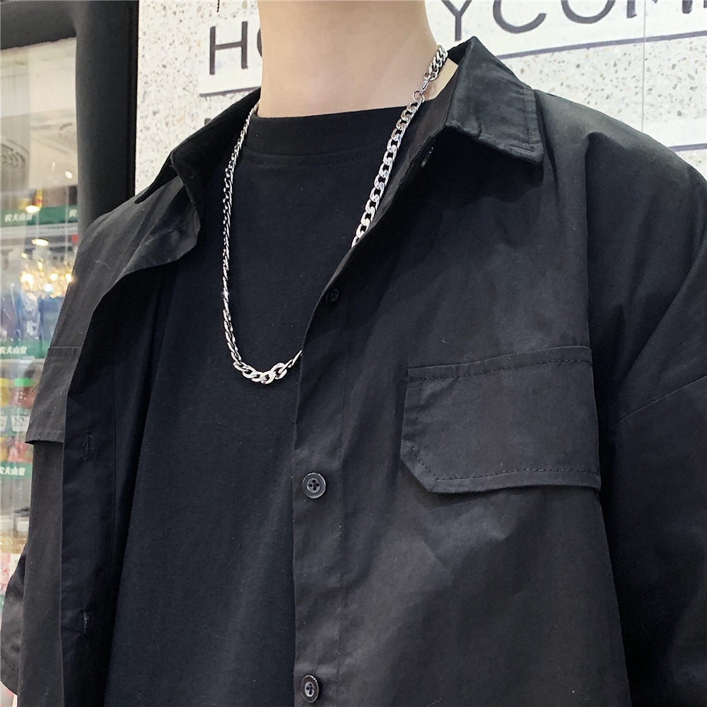 Dây Chuyền Hợp Kim Thiết Kế Đơn Giản Cá Tính Cho Nữ