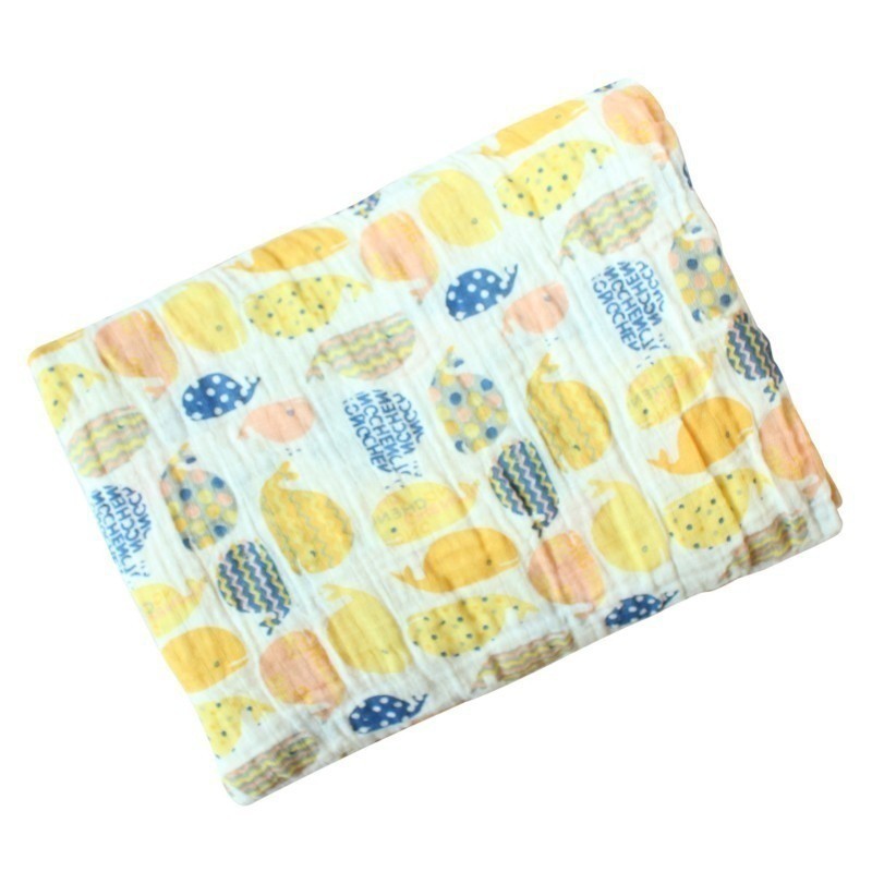 Chăn thoáng khí gấp đôi quấn em bé kích cỡ 120*120