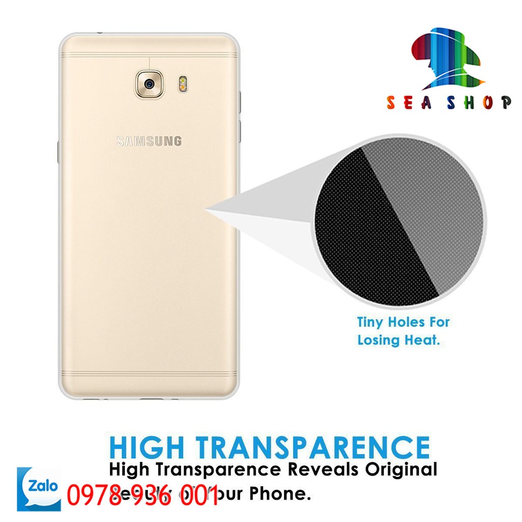 Ốp lưng Samsung Galaxy C9 Pro Nhựa dẻo - trong suốt