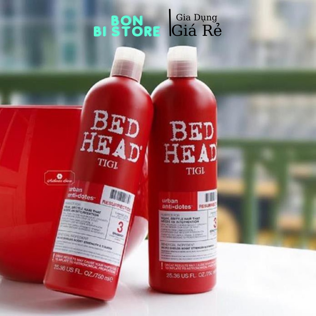 Dầu gội đầu tigi đỏ cao cấp, dầu xả cặp - Hàng cao cấp thơm, mềm, mượt