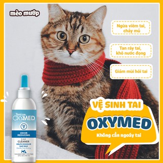 Nước vệ sinh tai chó mèo - Oxymed Ear Cleaner