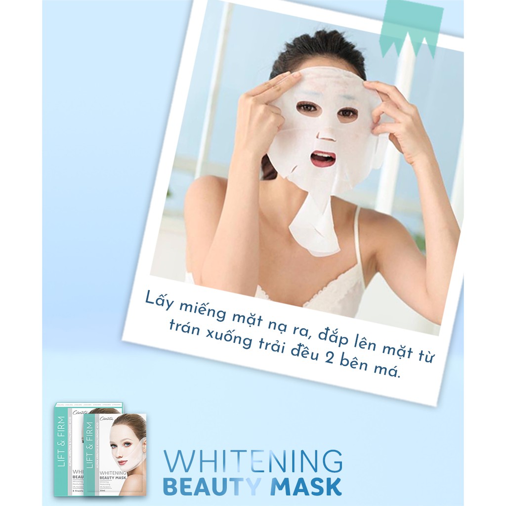 Miếng mặt nạ nâng cơ dưỡng trắng, mặt nạ nâng cơ Cénota chống lão hóa cung cấp độ ẩm cho da mềm mịn | BigBuy360 - bigbuy360.vn