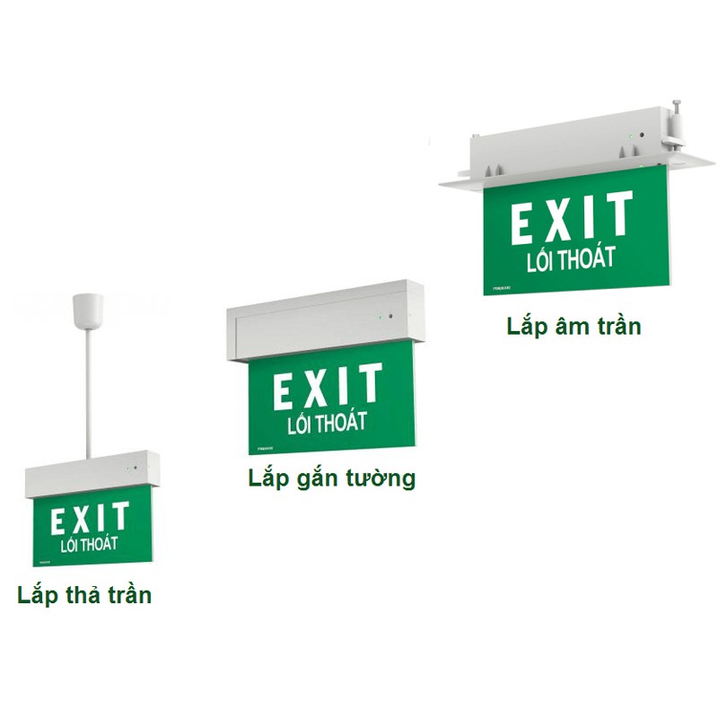 Đèn exit 2 mặt Paragon PEXL26U , Công suất 3.1W (500Cd/m2)