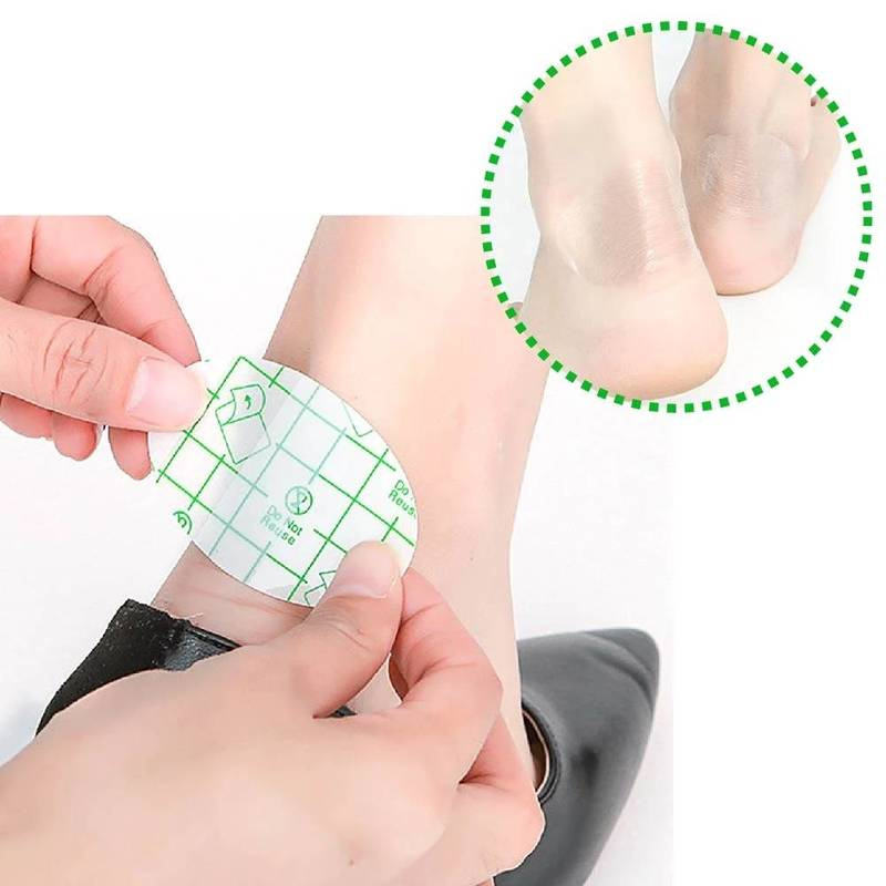 Set 20 miếng dán gót chân chống thấm nước thoáng khí giảm đau thoải mái dành cho cả nam và nữ