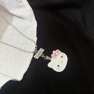 Dây Chuyền Mặt Mèo Hello kitty Dễ Thương
