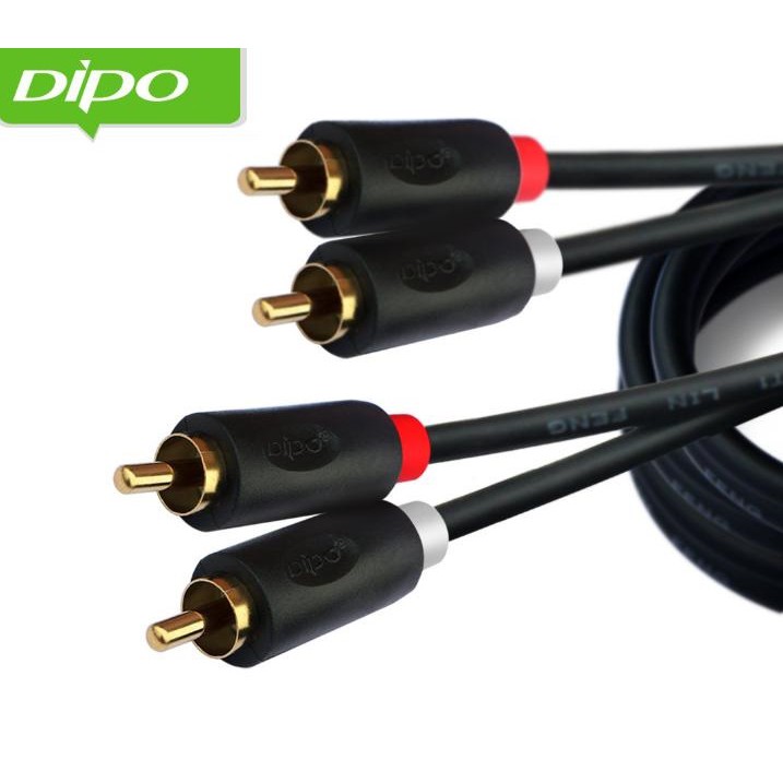 Cáp AV hoa sen 2 đầu RCA chính hãng DIPO