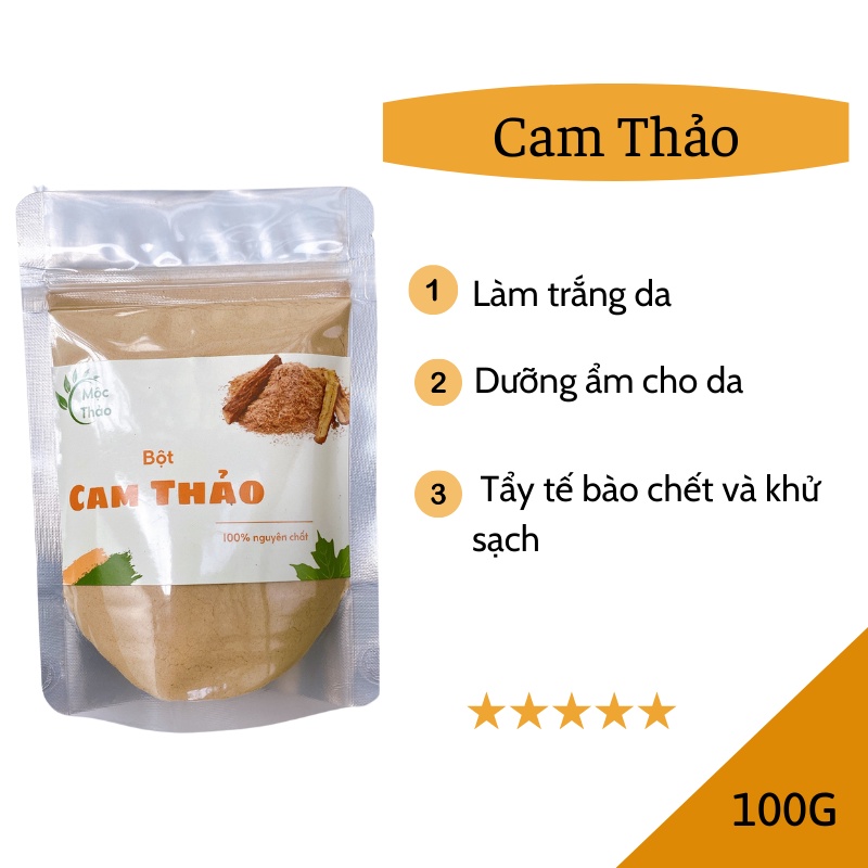 Bột Cam Thảo nguyên chất 100% handmade
