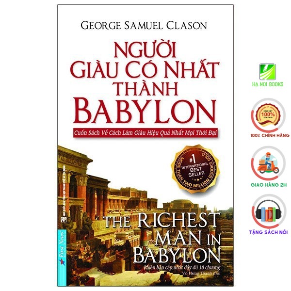 Sách - Người Giàu Có Nhất Thành Babylon - First News - Trí Việt
