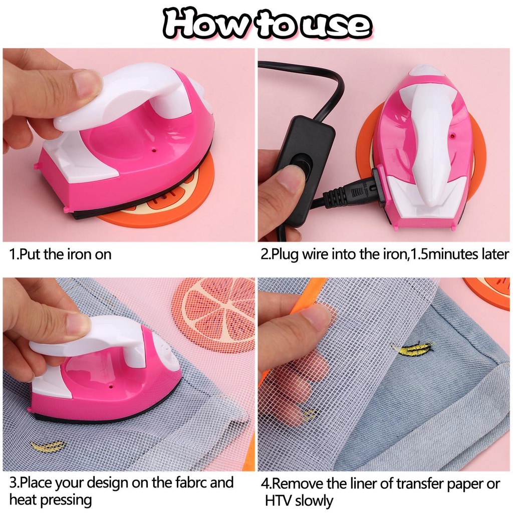 Dụng Cụ Ép Nhiệt Mini Cho Giày / Nón / Máy May DIY