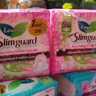 BĂNG VỆ SINH SIÊU MỎNG LAURIER SLIMGUARD 1MM 22.5CM 10 miếng