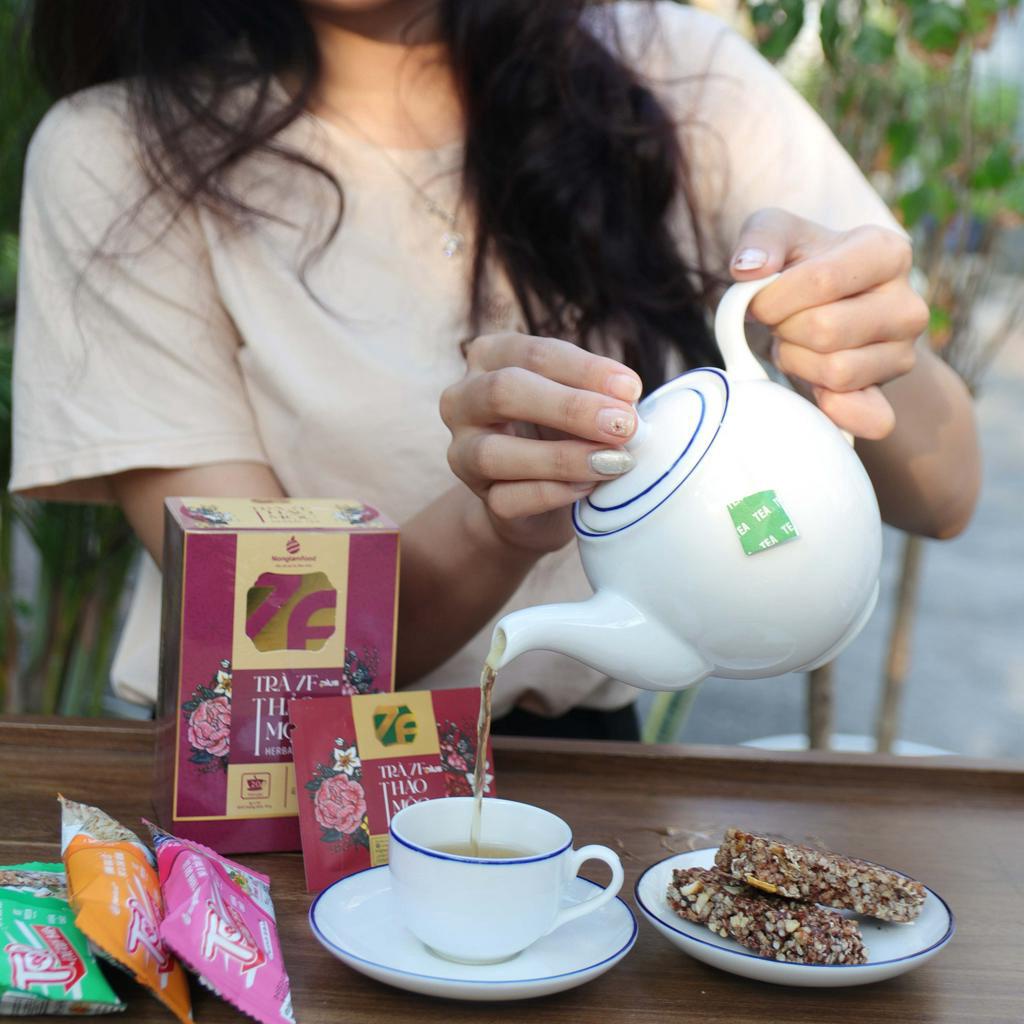 [TẶNG KÈM QUÀ] Combo Trà Thảo Mộc 7F và 7F Plus có vỏ bưởi giảm cân, thanh lọc, mát gan, giảm đường huyết Nonglamfood