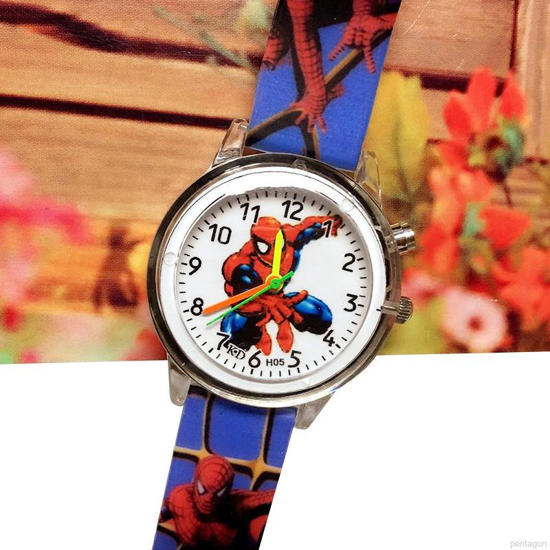 Hoạt Hình Đồng Hồ Đeo Tay Phát Sáng Nhiều Màu Cho Bé