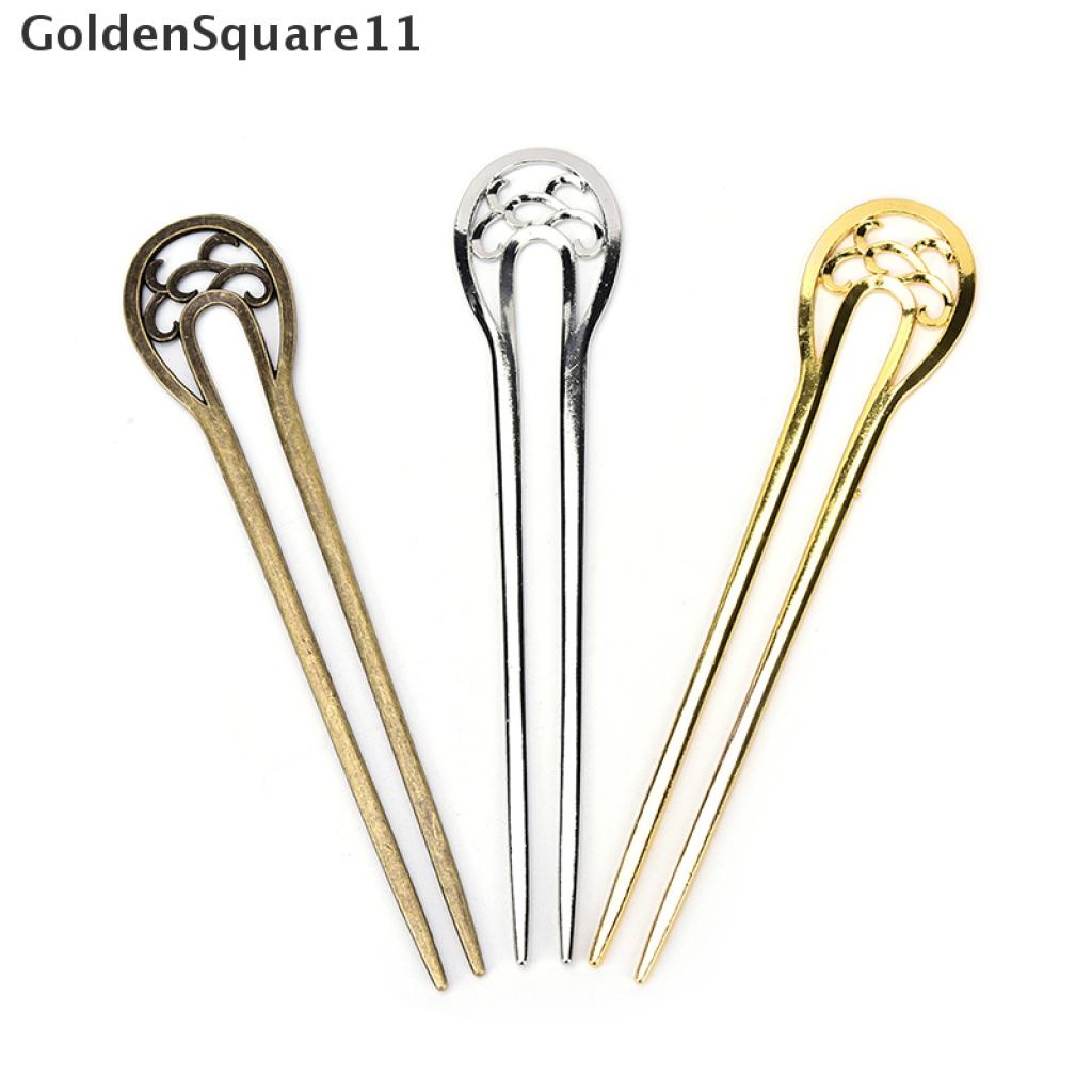 Trâm Cài Tóc Chữ U Bằng Kim Loại Phong Cách Retro 11