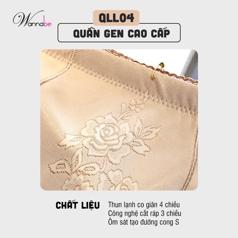 Quần lót gen nữ cao cấp Wannabe QLL04 bản thun lớn chống cuộn định hình tạo đường cong quyến rũ gợi cảm