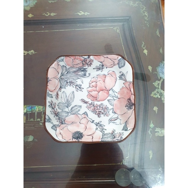 Bát Đĩa Gốm sứ bát tràng hoa đỏ cao cấp  bộ bát tràng cao cấp hoa đỏ giảm 50%