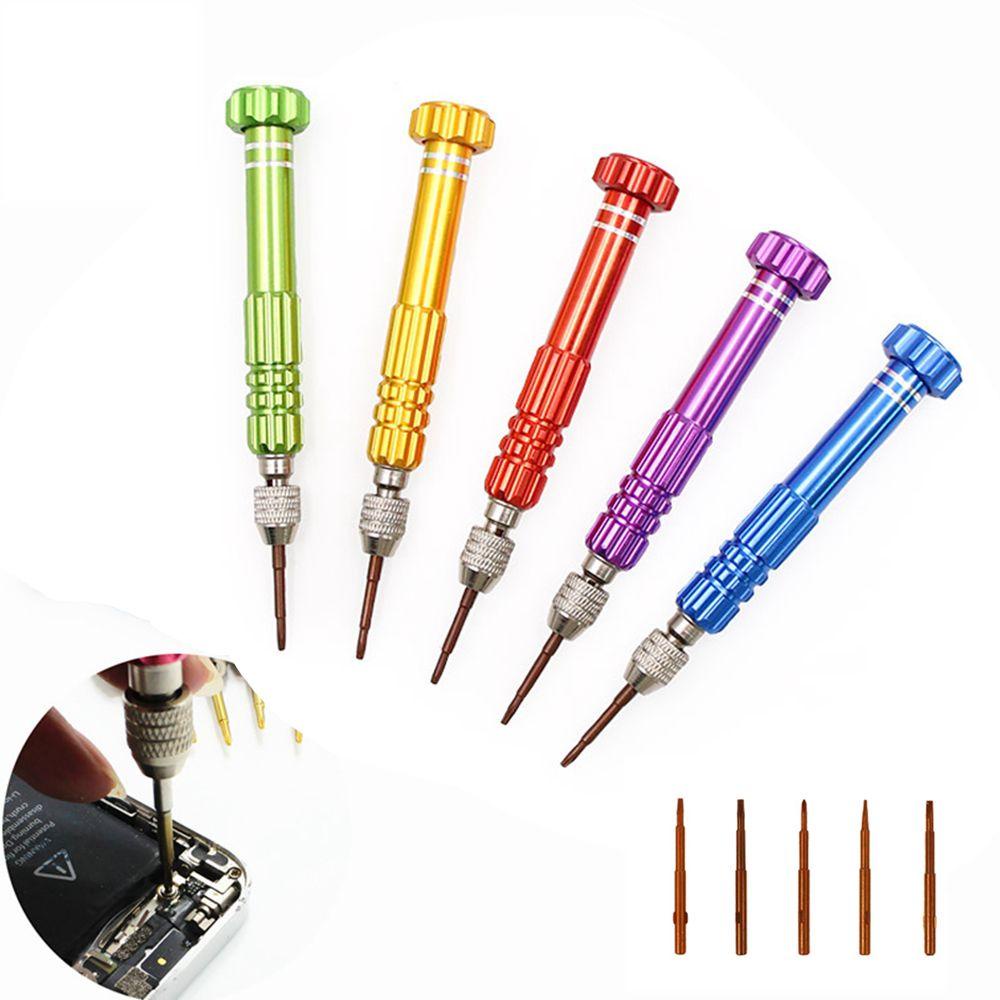 Tua Vít AUGUSTINA 5 Trong 1 Bằng Nhôm Mini Dùng Sửa Kính / Đồng Hồ / Điện Thoại Di Động Tiện Dụng