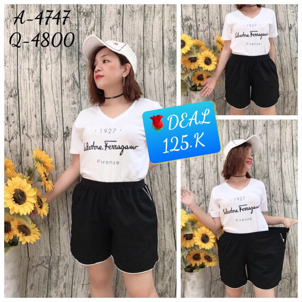 Quần short BIG SIZE viền trắng 4800