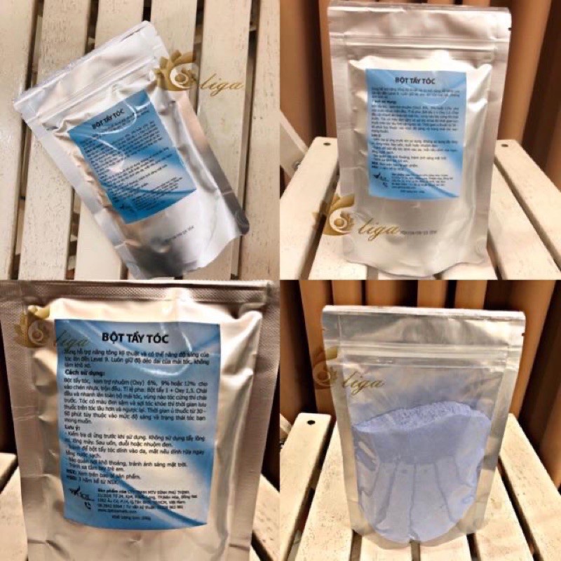 Bột tẩy tóc, oxy cao cấp tẩy lên level 9, 10