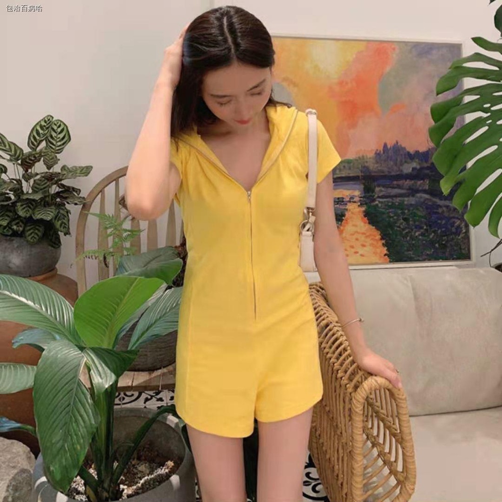 Jumpsuit Ống Rộng Phong Cách Hàn Quốc