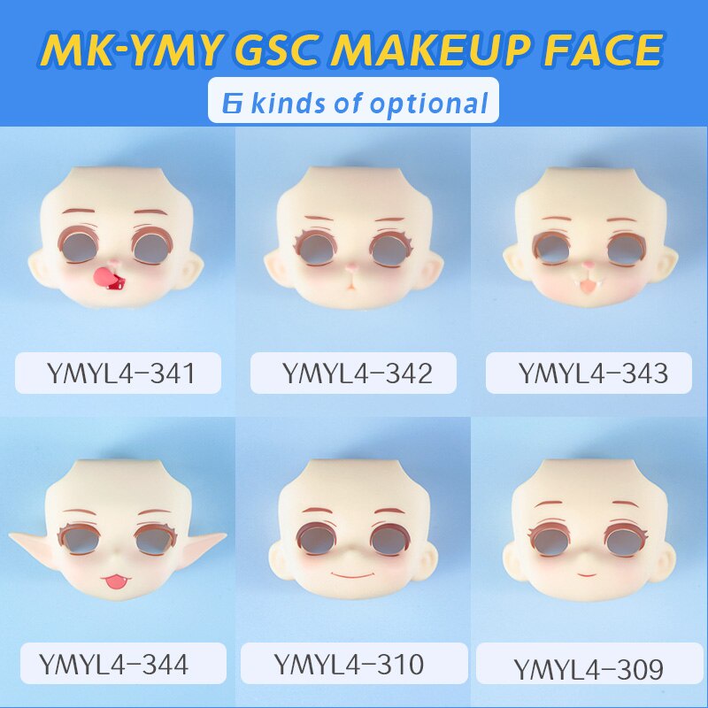 Mặt Nạ Đất Sét Cho Búp Bê Ob11