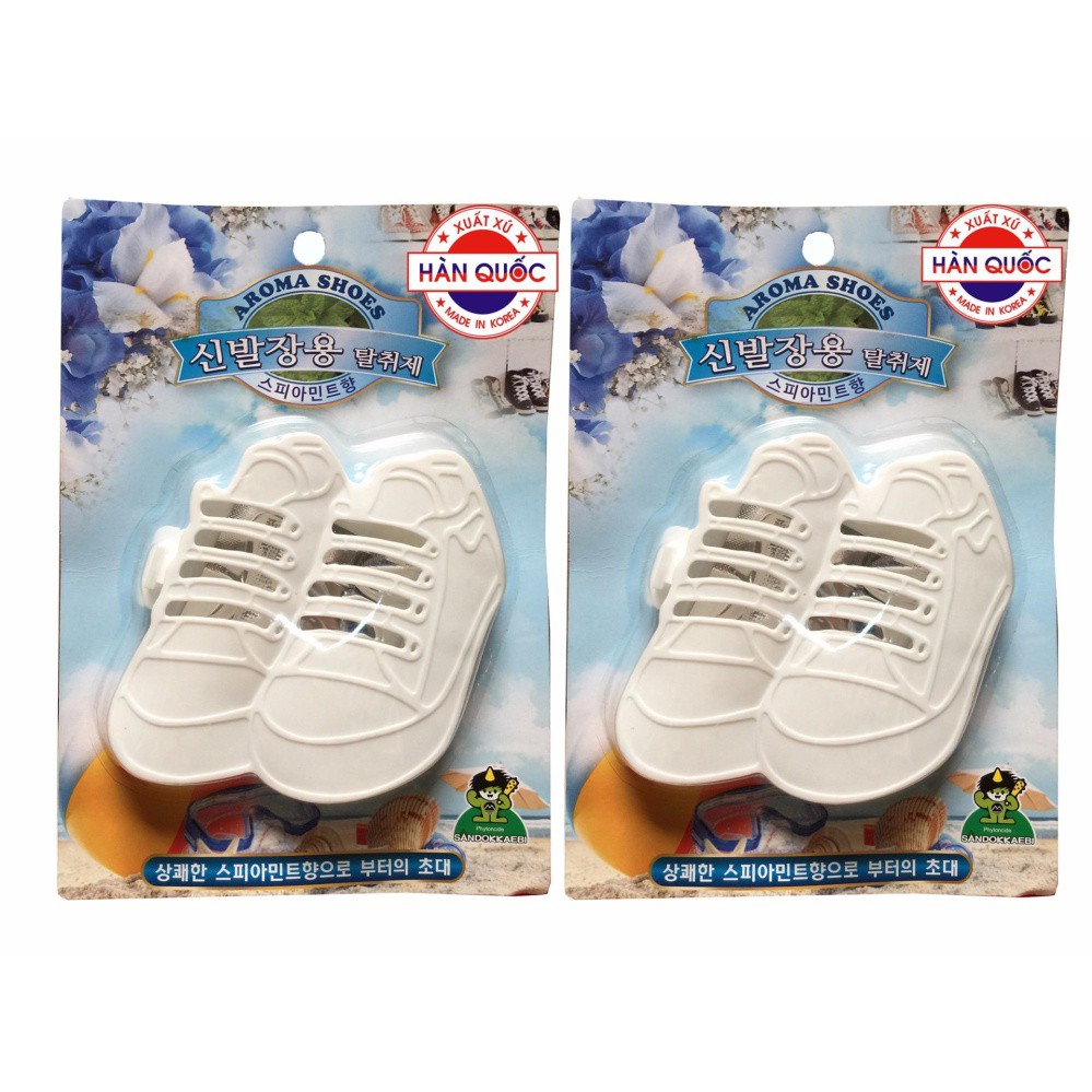Bộ 2 Túi Thơm Khử Mùi Hôi Tủ Giày Dép Sandokkaebi Hương Gió Biển TI730