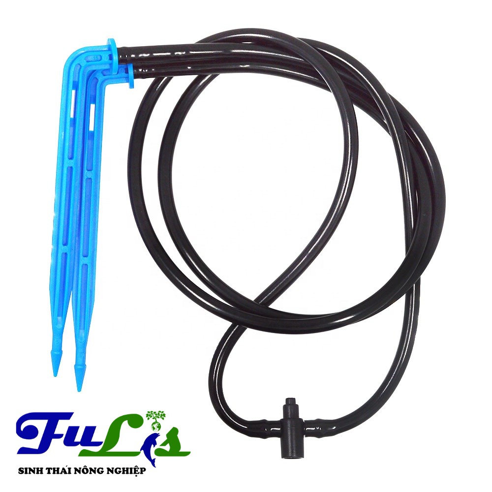 10 BỘ QUE CĂM TƯỚI NHỎ GIỌT CÓ BÙ ÁP 8 Lít/h ( bộ 4 que cắm) Tiết Kiệm Nước, Dùng Tưới Dưa Lưới, Tưới C