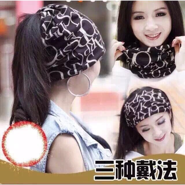 Mũ Trùm Đầu Dạng Khăn Choàng Cổ - Dành Cho Nam Nữ