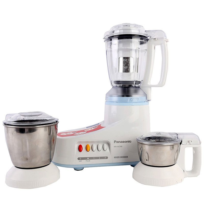 Máy xay đa năng Panasonic MX-AC350WRA - 1L, 4kg, Thép không rỉ, Nhựa, Inox
