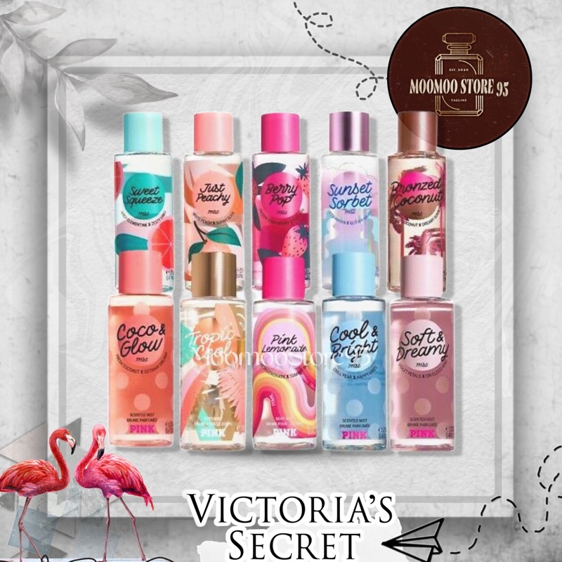 -𝐌𝐨𝐨𝐌𝐨𝐨- Xịt thơm lưu hương toàn thân dòng Pink Victoria’s Secret 10ml