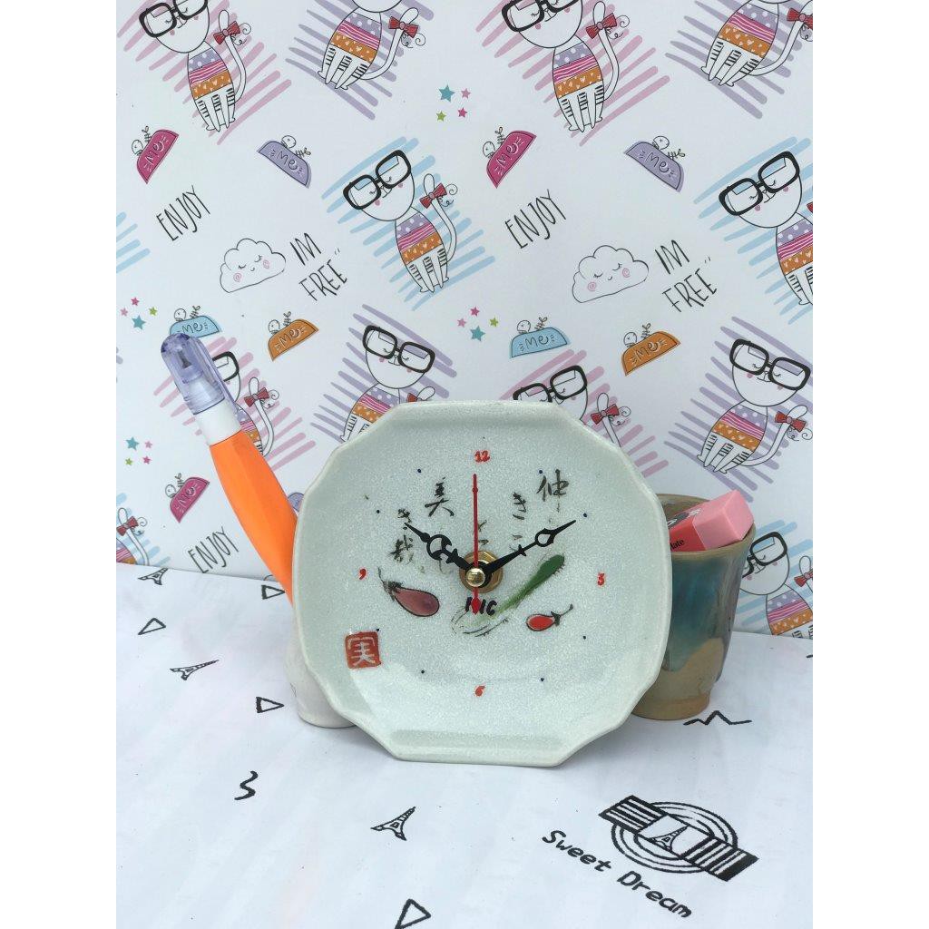 Đồng hồ gốm sứ S024 _ Quà lưu niệm _ Quà tặng
