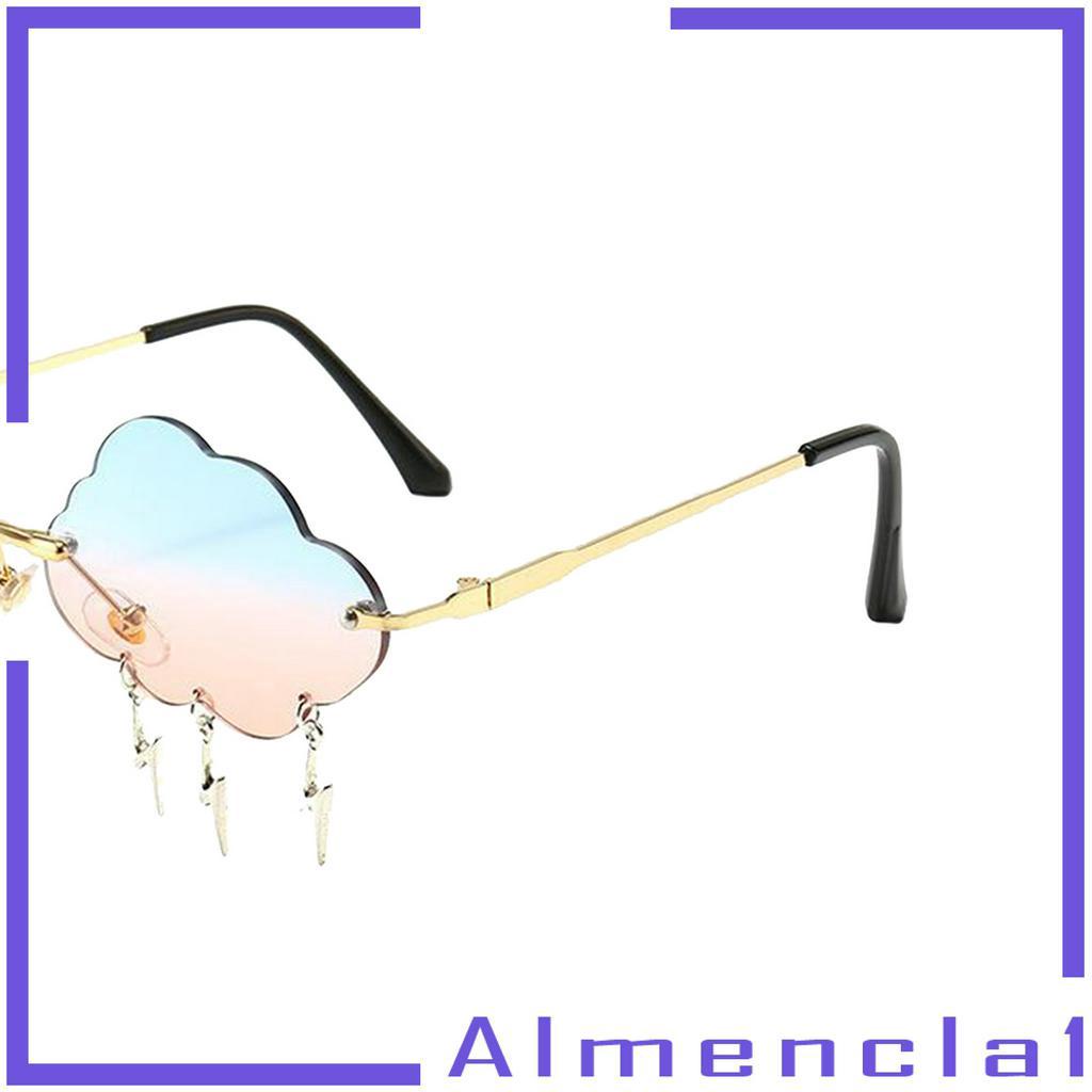 Kính Mát Hình Đám Mây Có Dây Tua Rua