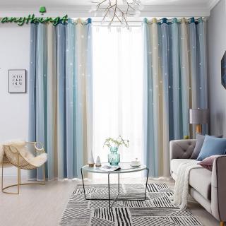 Rèm cửa màu gradient dùng trang trí phòng ngủ