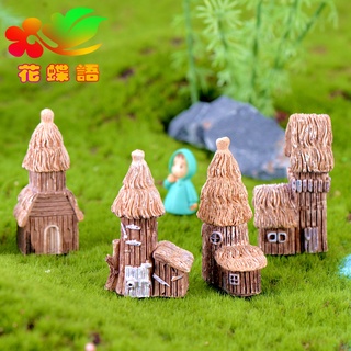 Mô hình nhà trang trí terrarium tiểu cảnh sân vườn mini