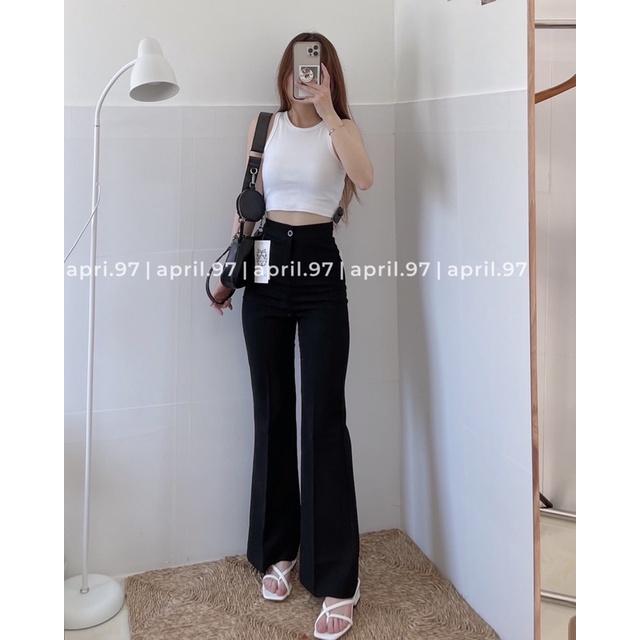 Quần loe dài siêu hack chân