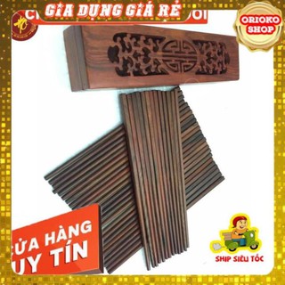 Đũa ăn, đũa xào nấu gỗ trắc đen siêu bền