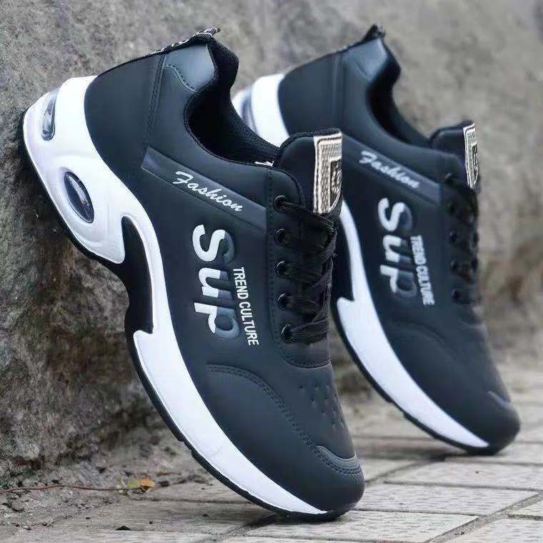 Giày Thể Thao Da Chống Thấm Nước Phong Cách Hàn Quốc Cho Nam