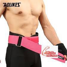 Đai lưng thể thao Gym bảo về cột sống Phụ Kiện Gym Aolikes Đai lưng trơn (1698)
