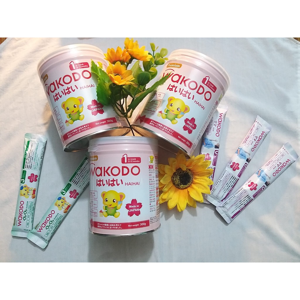 Sữa wakodo Haihai số 1 lon 300g. 810g dành cho bé từ 0 đến 12 tháng tuổi