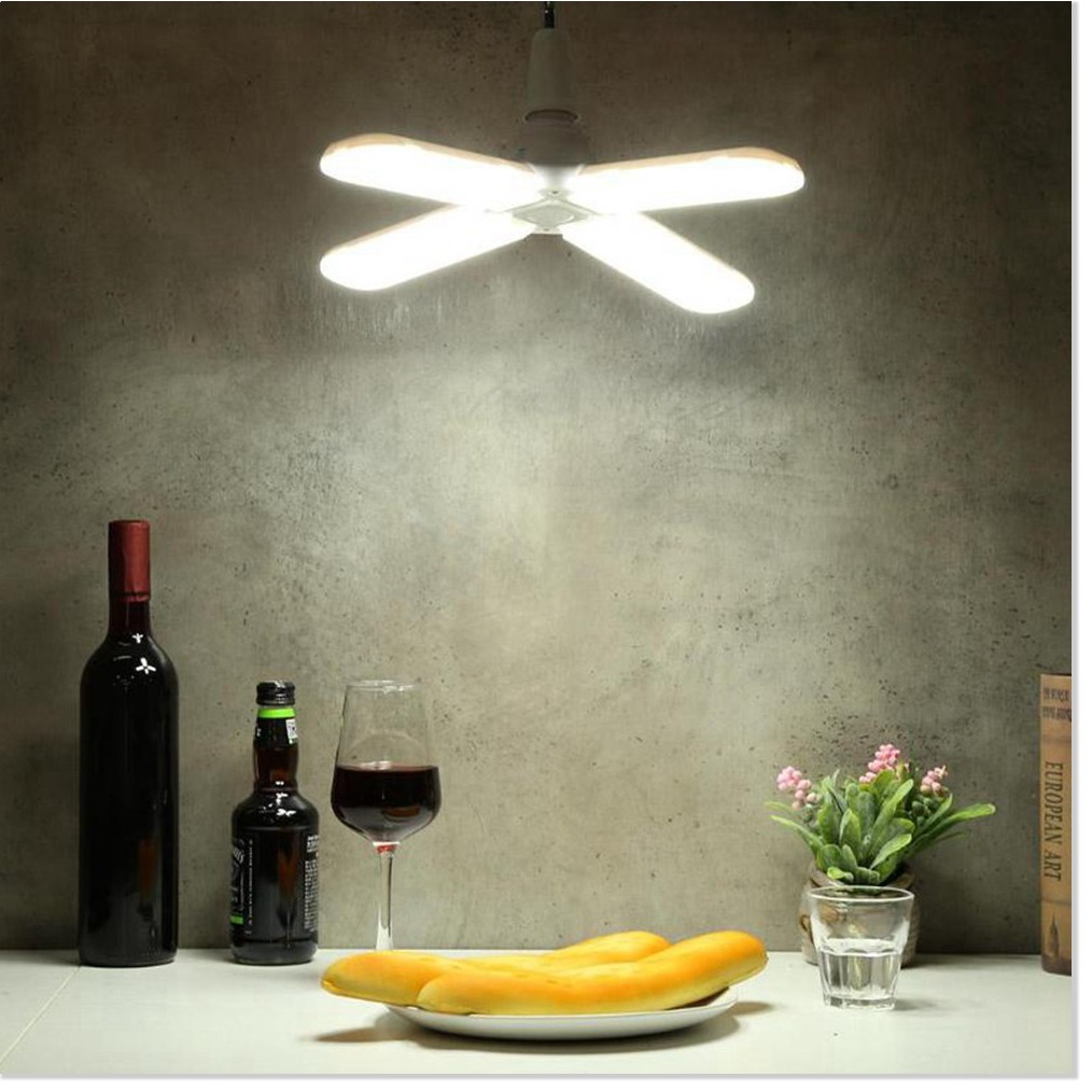 Bóng đèn led 60W hình quạt 4 cánh siêu sáng, có thể điều chỉnh góc độ ánh sáng Điện Gia Dụng Bảo Minh - Điện Gia Dụng Bả