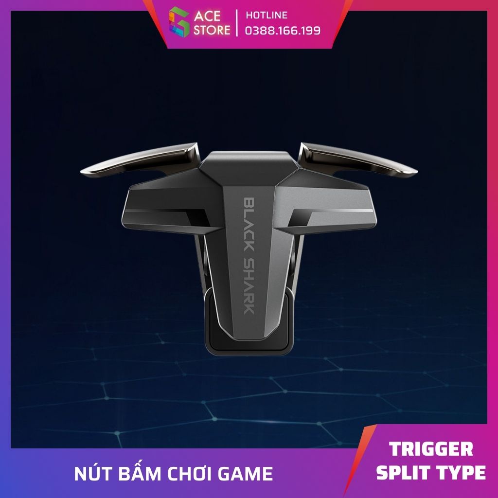 Black shark Trigger | Nút chơi game dành cho điện thoại gaming chơi game FPS PUBG Mobile, Freefire, COD Mobile