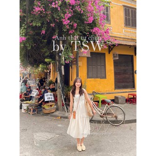 Váy hai dây babydoll voan tơ 2 lớp