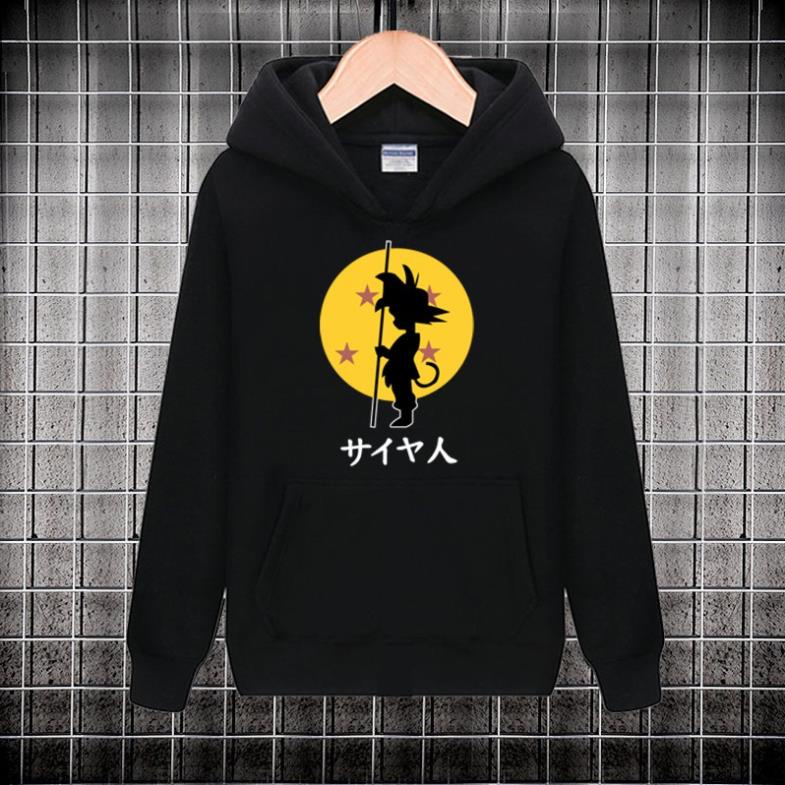 NEW Áo Hoodie Đen Anime Dragon Ball - Hoạt Hình 7 Viên Ngọc Rồng giá xưởng chất đẹp L1