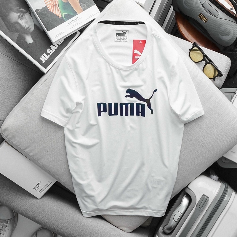 ÁO PHÔNG PUMA VẢI DƯ VNXK CHÍNH HÃNG LOGO PHẢN QUANG