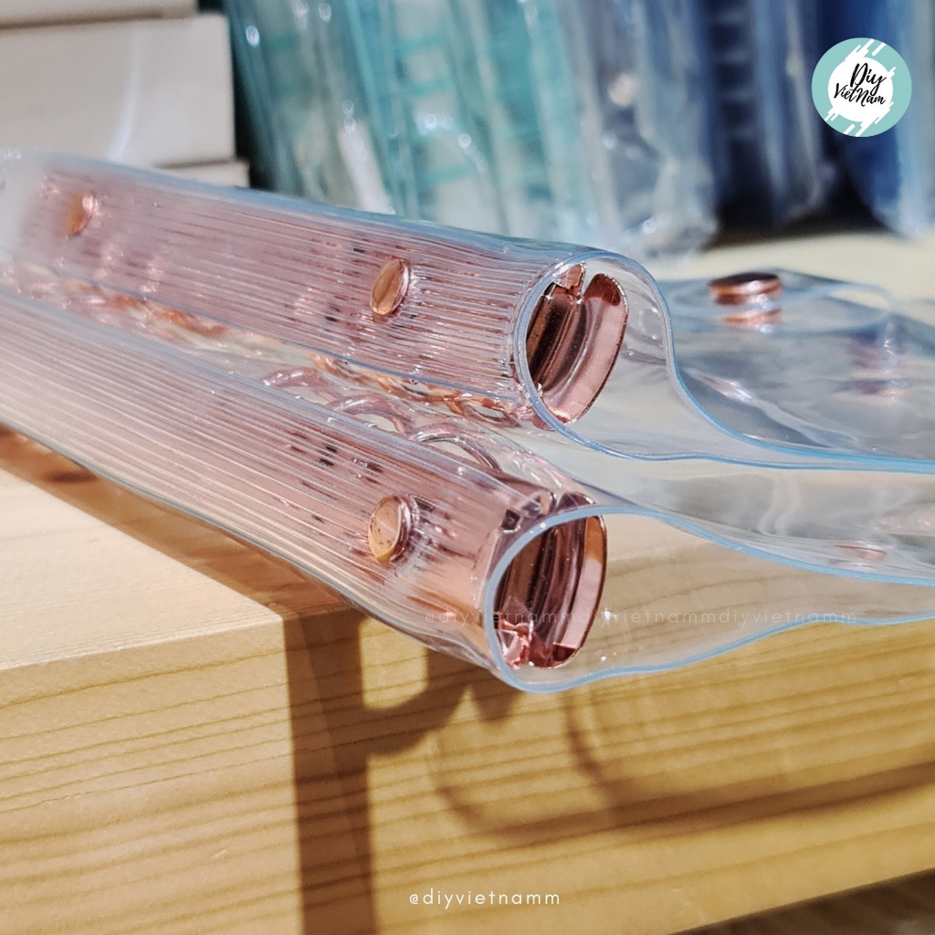 VỎ PLANNER TRONG SUỐT CÒNG MÀU