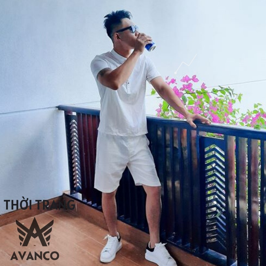 Bộ Đũi Xước Cổ Tàu, set quần áo Đũi Cộc nam cao cấp mới nhất - 1BĐCR