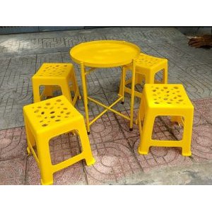ghế nhựa trà chanh quán vỉa hè, ghế nhựa trà chanh