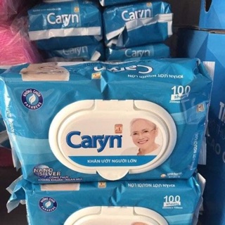 Khăn ướt Caryn không mùi 100 tờ