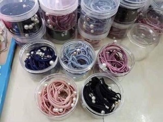 Hộp chun buộc tóc 12 dây