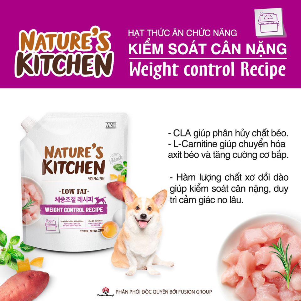 [6KG] Thức ăn cho chó ANF hữu cơ Nature Kitchen